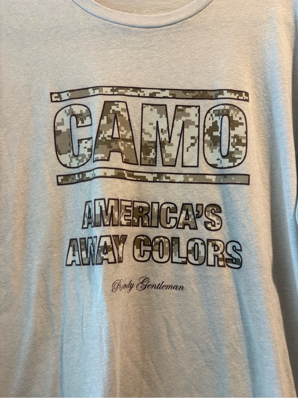 Rowdy Gentlemen Men's Camo Graphic T-Shirt - beige